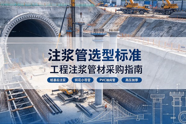 阜南注浆管选型标准